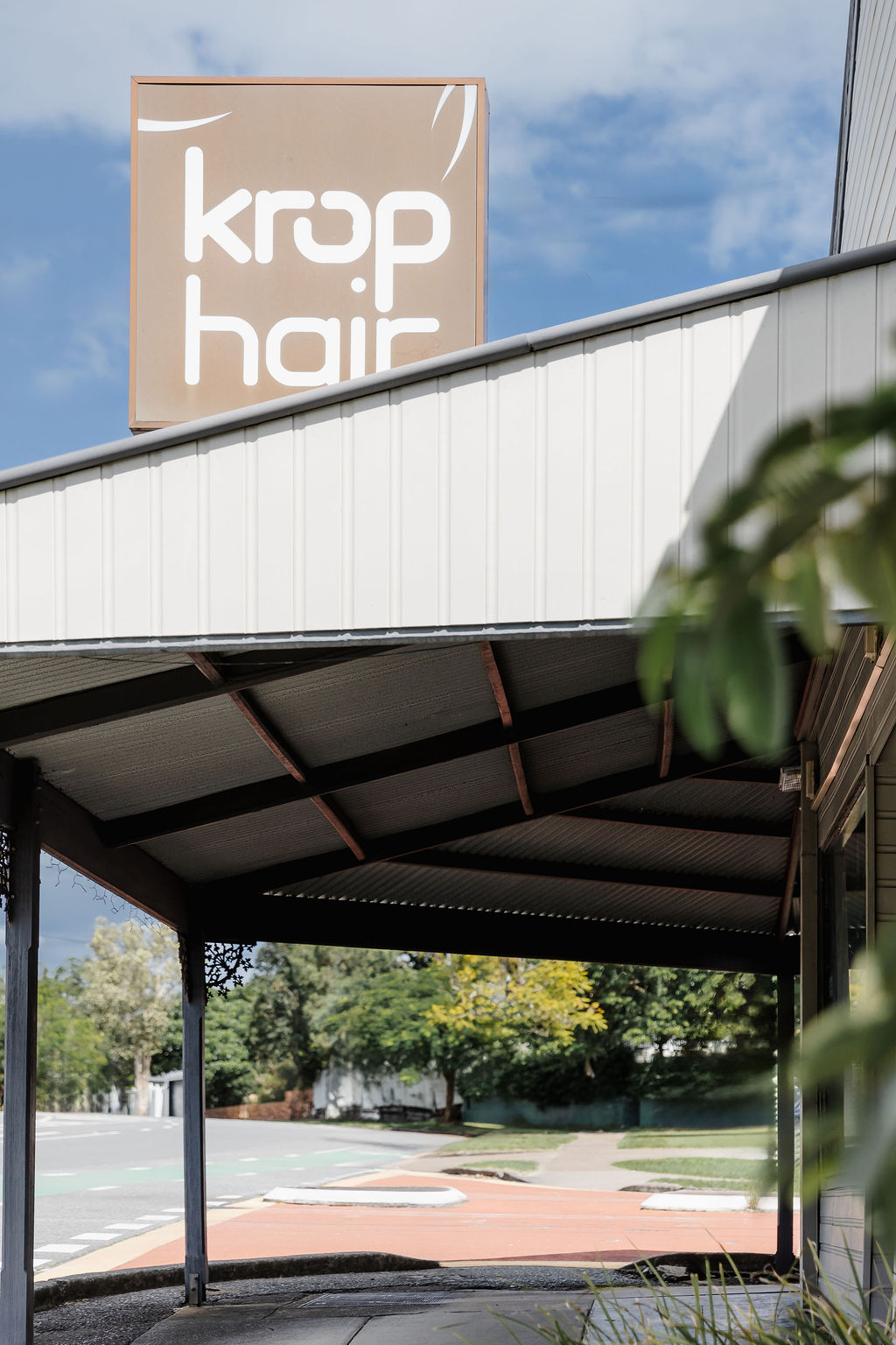 Krop Hair Salon Signage